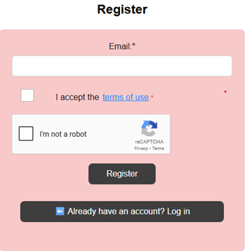 how to register in the invoice app
